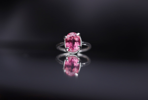 ☆ 新作 ☆『Morganite』☆の世界でひとつの天然石リングsilver925 5枚目の画像