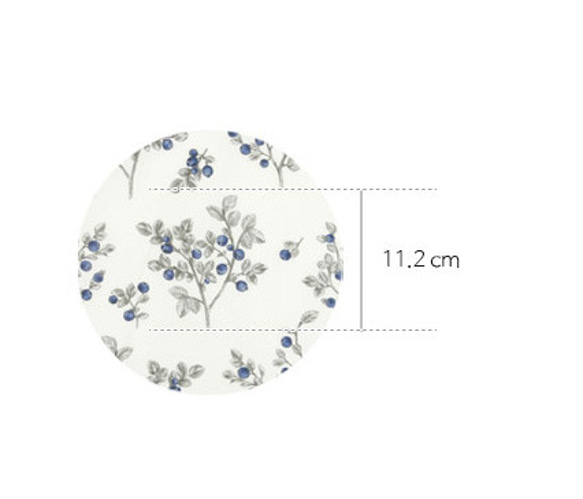韓国製 果物柄 ブルーベリー シリーズ 生地 コットン100％シーチング Blue Berry ABC 10枚目の画像