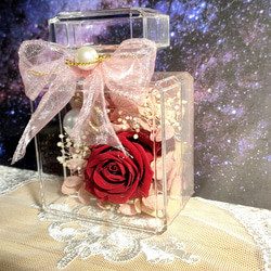 母の日 ギフト くすみカラー 花 香水瓶 プリザーブドフラワー　ミニサイズ 18枚目の画像