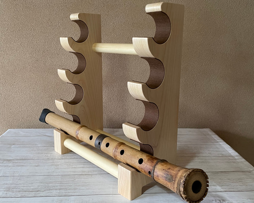 尺八スタンド 尺八スタンド（尺八立て）