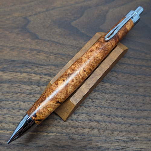 楽天市場】木軸 シャープペンシル 0.5mm【花梨瘤杢】 : 文具