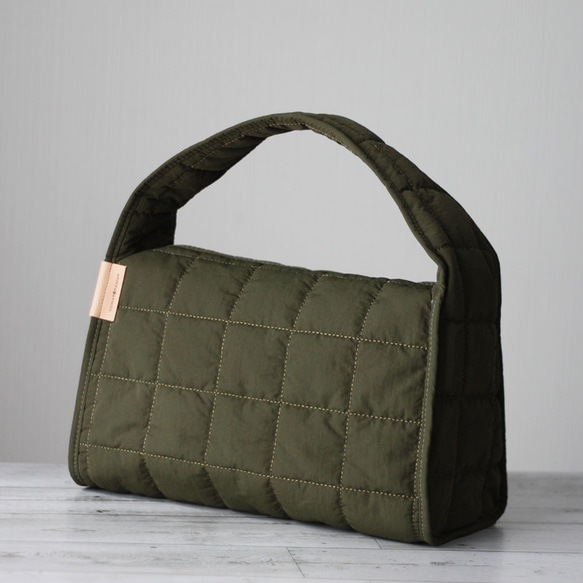パファーバッグ セミショルダー キルティング キルト シングルハンドル エアリー 太ベルト 秋冬バッグ 軽い B-198 12枚目の画像