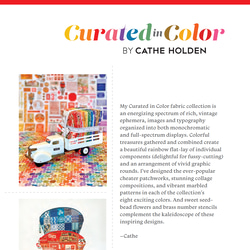 「Curated in Color」moda Layer Cakes (カットクロス42枚）Cathe Holden 3枚目の画像