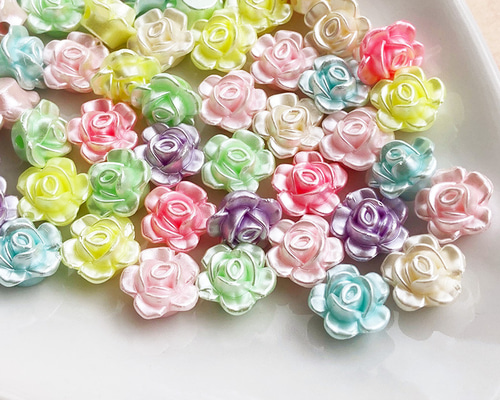 ドイリー1149❤️華麗な薔薇の花園とパールビーズのドイリー✨ 453eab004cf618d30f28526be9d96a