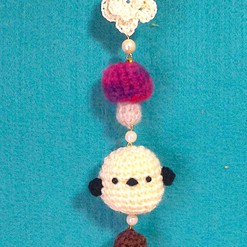 シマエナガ あみぐるみストラップ その他アクセサリー yumira 通販