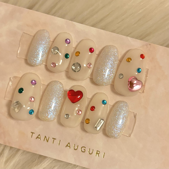 ネイルチップ・付け爪 yurina デザイン92 ネイルチップ（つけ爪） ranvar.nail 通販