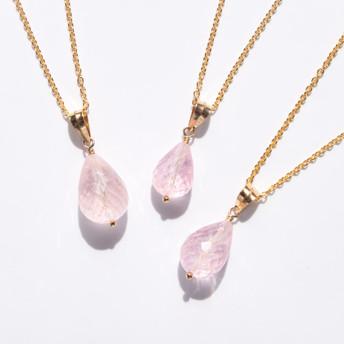 ピンクオパール 穴あき タンブル ana_tumble209