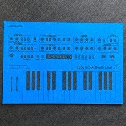 【ポストカード】シンセサイザーポストカード4枚セット　Vivid Tone Set 8枚目の画像