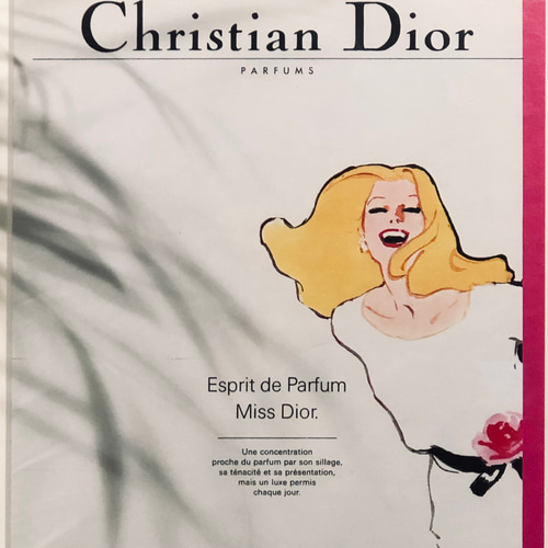Christian Dior ヴィンテージポスター1960's その他アート MYH