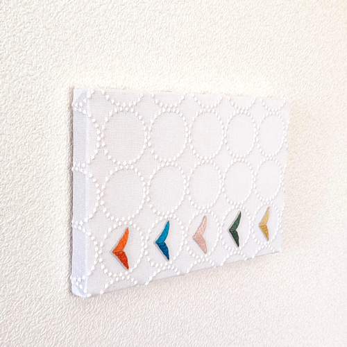 ファブリックパネル ミナペルホネン タンバリン 白 バードバード