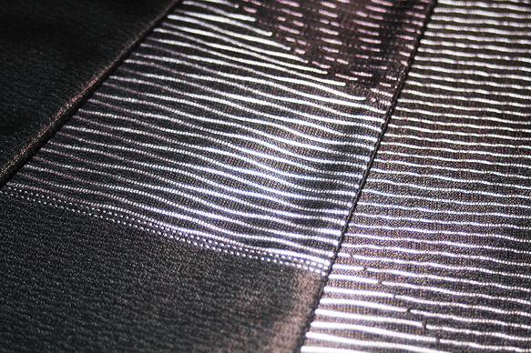 正絹半幅帯　リバーシブル 3枚目の画像