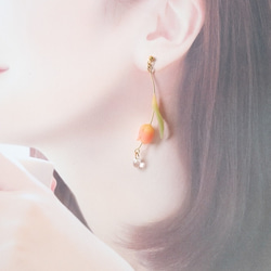 春色チューリップのピアス/イヤリング 8枚目の画像