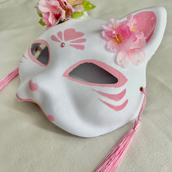 桜の花の猫面② 3枚目の画像