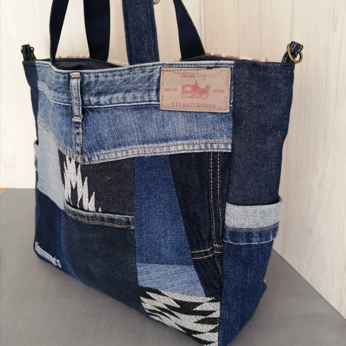 Pendleton パッチワーク REMAKEトートバッグ ペンドルトン Pendleton パッチワーク REMAKEトートバッグ ペンドルトン