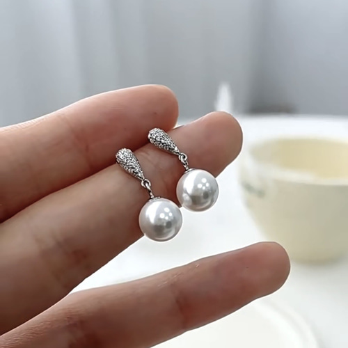 シルバー925 小ぶり パール ピアス つけっぱなし 小さめ ピアス
