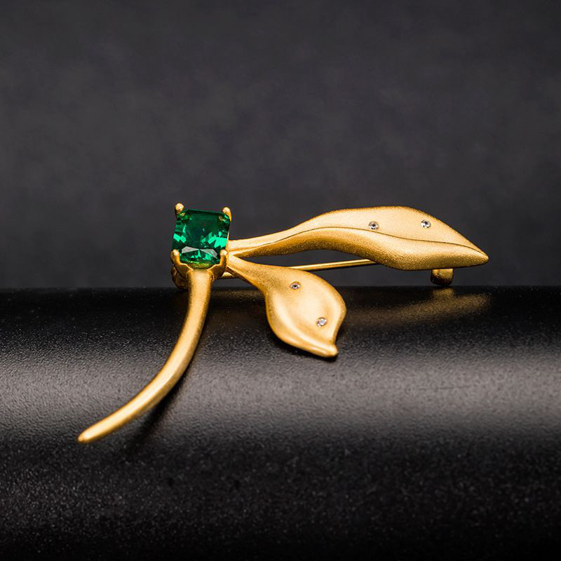 母の日の贈り物にぴったり！幸せを象徴するトンボモチーフブローチ　C045