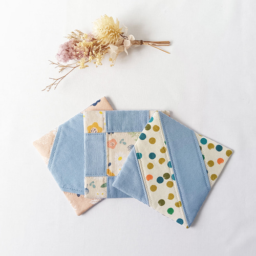 パッチワークキット】パッチワーク キルト コースター キット 手作り