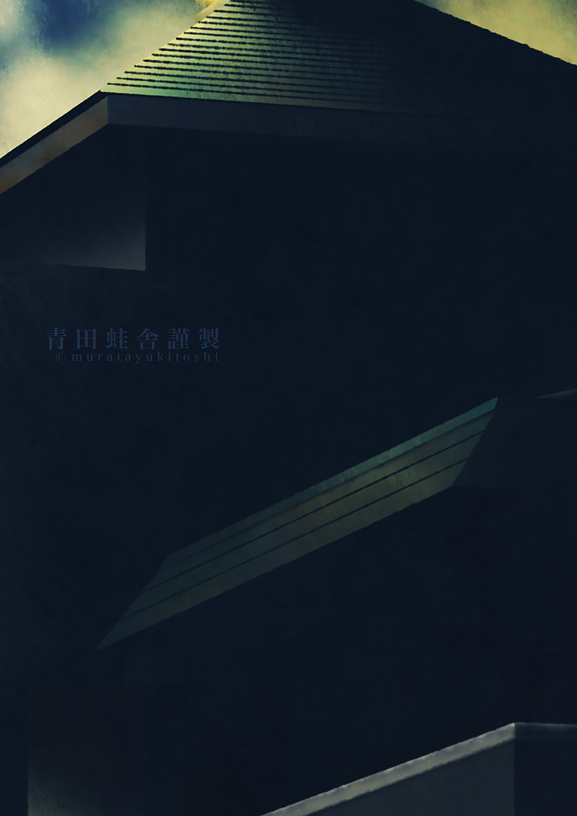 屋上稲荷 : ジクレー版画 ／ Rooftop Inari Shrine : Giclee Print