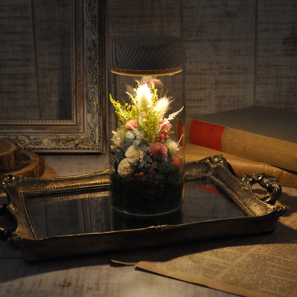 ✽母の日におすすめ✽優しくお花をてらす✽心安らぐ【lamp flower～メルヘン～ 】 3枚目の画像