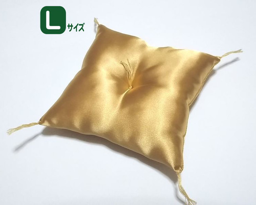 14×14】置物用 ミニ座布団（ざぶとん）☆金・Lサイズ その他インテリア 