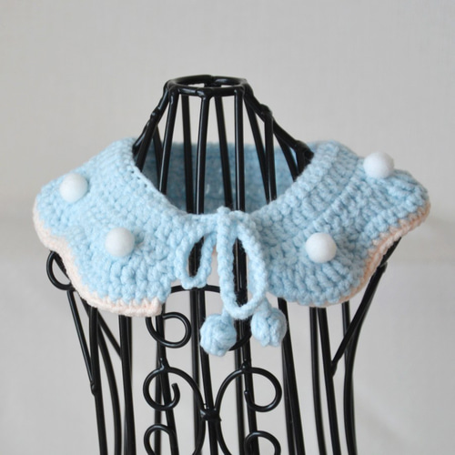 EMY's Gallery 猫襟 ワンちゃん襟 首輪 カギ編み 犬襟 つけ襟