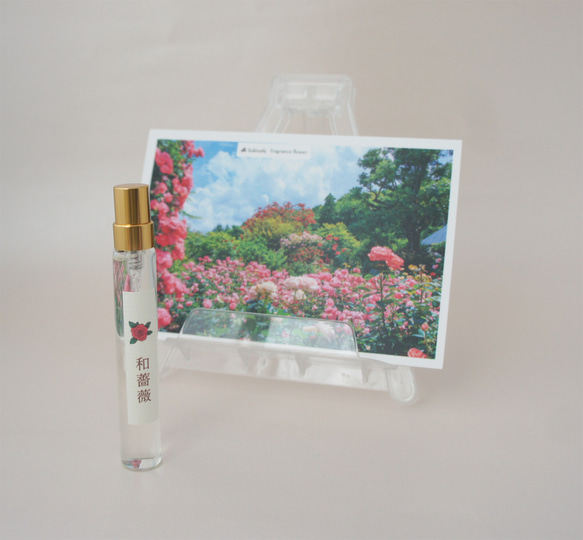 【早割20％OFF】　 2024年母の日　”花の香りを形にして贈る”　リアル花ノ香10ml&生花ポストカード　花　香水　 4枚目の画像