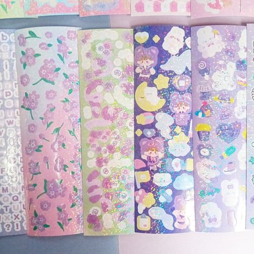 ꫛꫀꪝ✧‧˚水彩ピンクパープルくるみボタンヘアゴム2こセット(おまけ布シール付) ꫛꫀꪝ✧‧˚水彩ピンクパープルくるみボタンヘアゴム2こセット(おまけ布