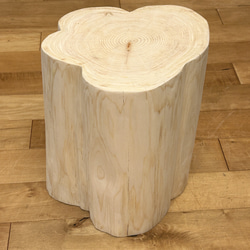 Hinoki  Wood  Stool  No.636 2枚目の画像