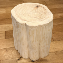 Hinoki  Wood  Stool  No.639 1枚目の画像