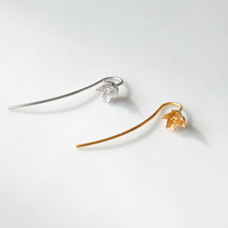 黑百合耳環 第3張的照片