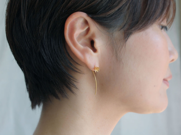 黑百合耳環 第5張的照片