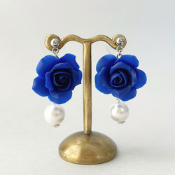 青い薔薇 ピアス のおすすめ人気通販 検索結果｜Creema(クリーマ
