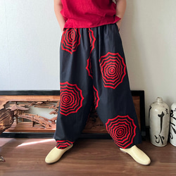 アンキー アフリカンバティック MIX zakuchiku ワイドパンツ CIAOPANIC TYPY（チャオパニックティピー）の「アフリカンバティック