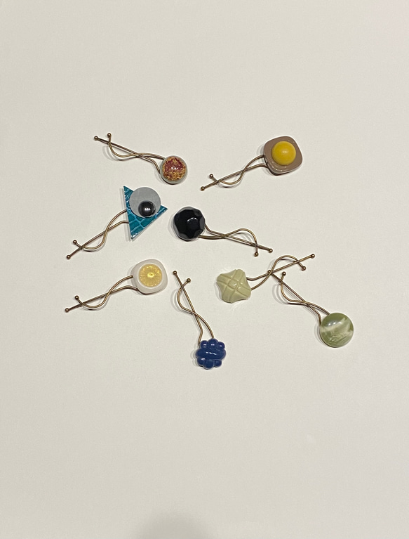 くるりんvintageパーツhairピン ※ご希望アルファベットをお選び