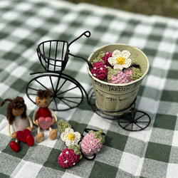 かぎ編み いちごヘアゴム ヘアゴム ma_ya 通販 17527906｜Creema(クリーマ)