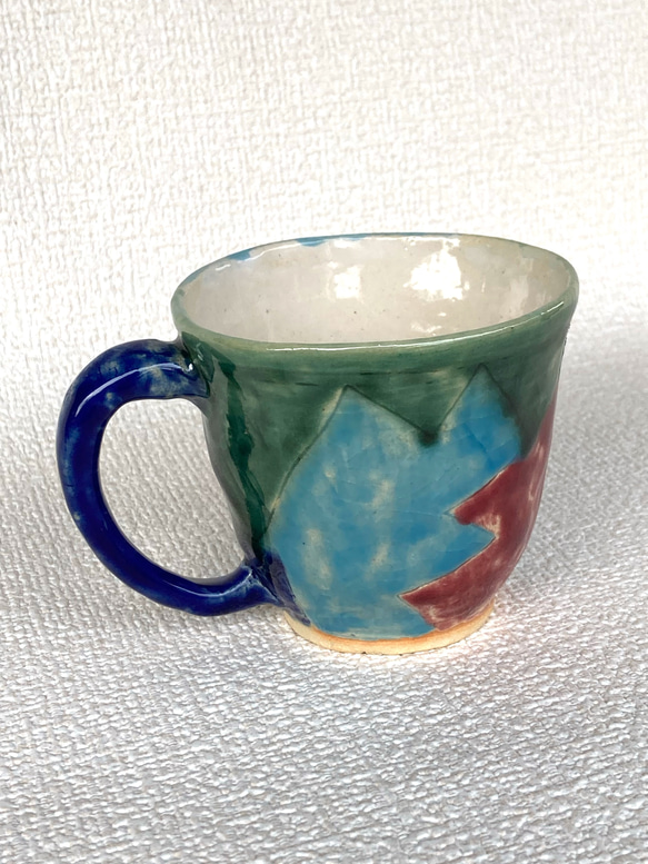 4色デザインコーヒーカップ 2枚目の画像