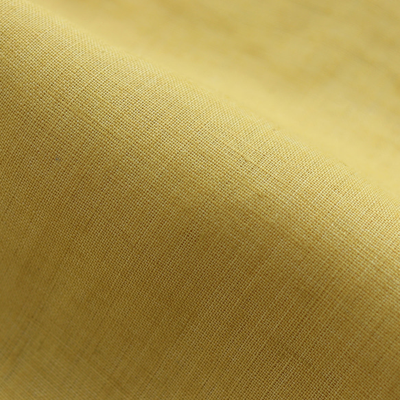 亞麻立領褶皺襯衫（黃色）TP33。 第12張的照片