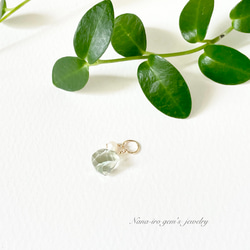 green amethyst × pearl top 3枚目の画像