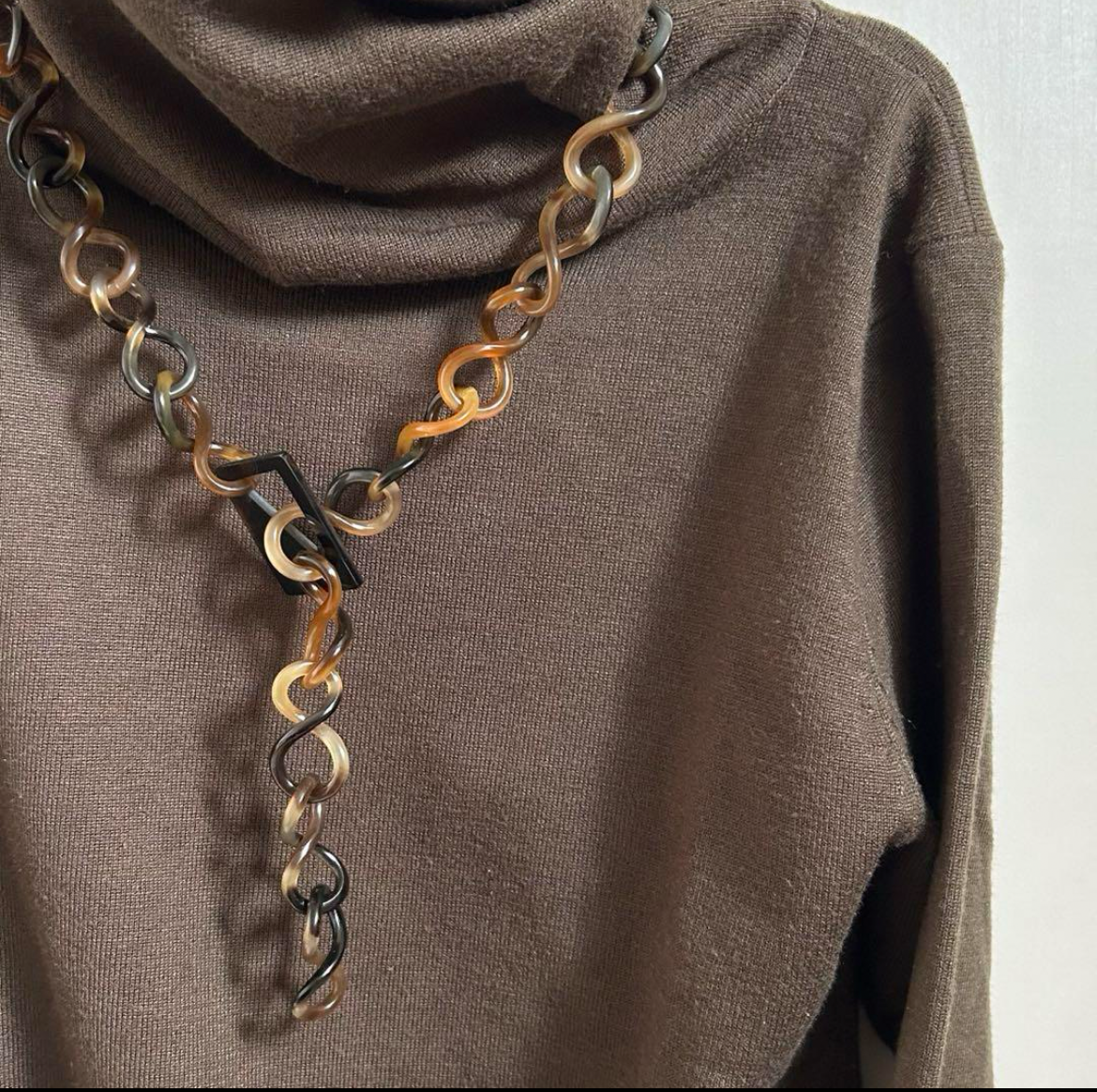 ラリアット　バッファローホーンネックレス　オリジナル