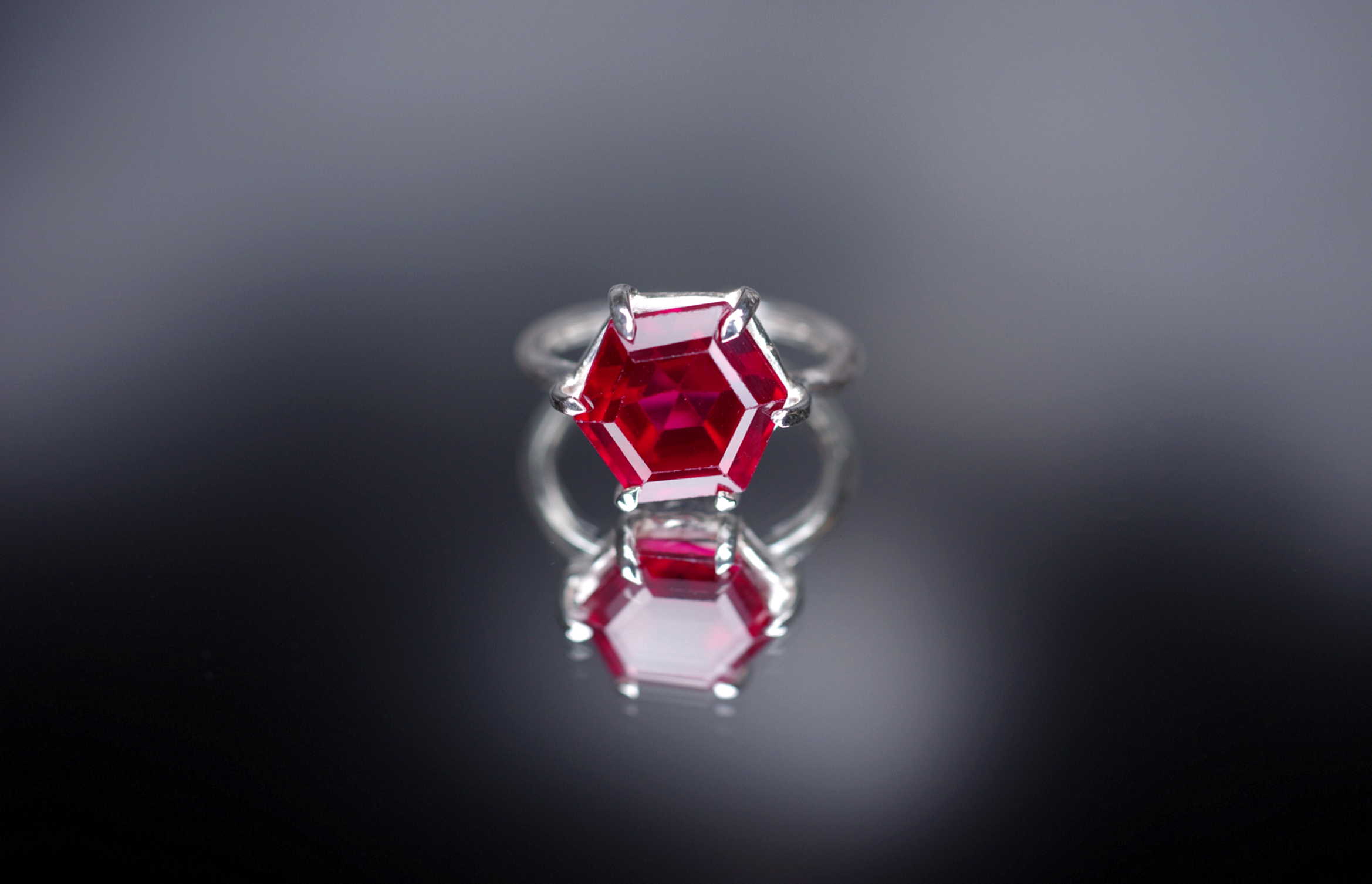 NEW ☆ 新作 ☆『煌めくルビー』世界でひとつの天然石リングsilver925