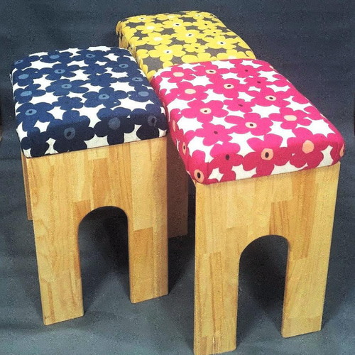 こんなのが欲しかった 手作り❤かわいいイス 花柄2点セットA❤230lab