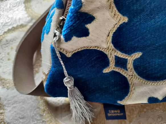 MoroccoWestpouch＊GoldMix＊*Blue* 8枚目の画像