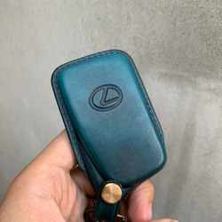 レクサス Lexus Wax leather レザーキースーツ キーケース 革製品 スマートキーケース 名入れ 本革 第7張的照片