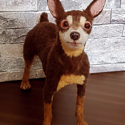 専用] 羊毛フェルト ミニチュアピンシャー 一点物 作家 うちの子