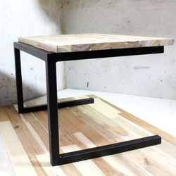 アイアントースターラック・天板30cm・角パイプ仕様 9枚目の画像