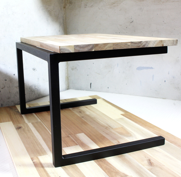 アイアントースターラック・天板30cm・角パイプ仕様 9枚目の画像