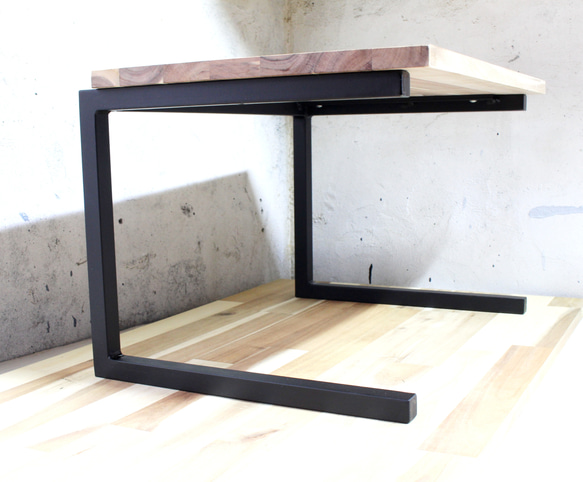 アイアントースターラック・天板30cm・角パイプ仕様 6枚目の画像