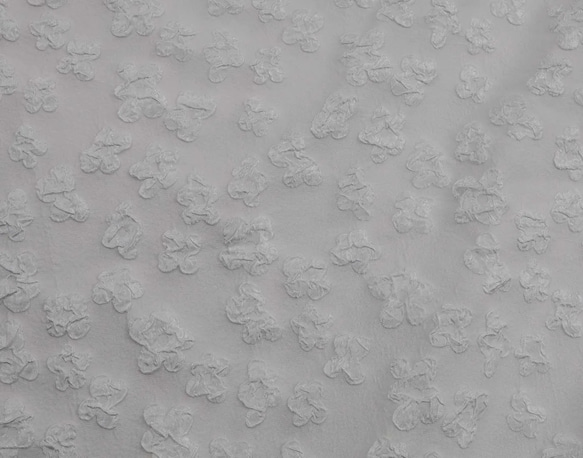 上品 白です 花柄 ジャカード織りの生地 6枚目の画像