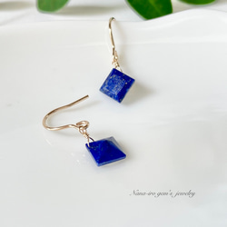 14kgf lapis lazuli pierce 7枚目の画像