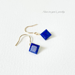 14kgf lapis lazuli pierce 1枚目の画像